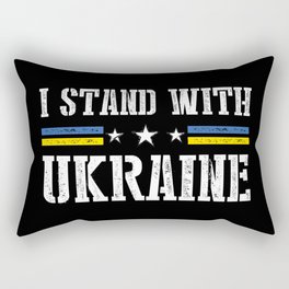 I Stand With Ukraine Rectangular Pillow