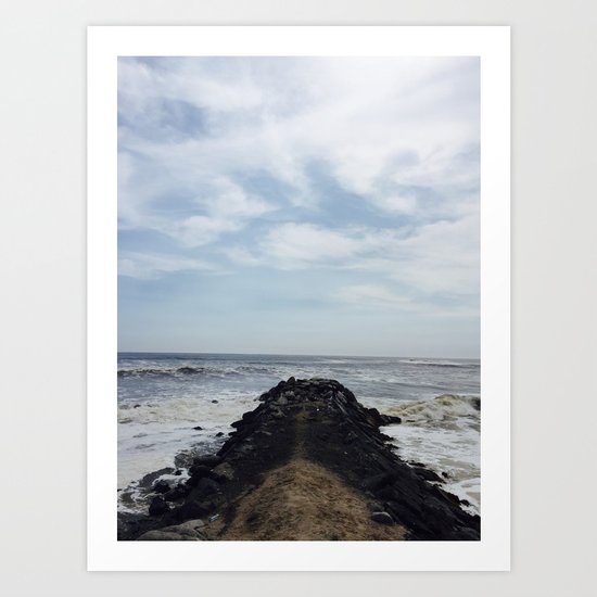 Rock Dock Art Print