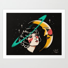Celestial Love Art Print