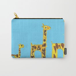 Family giraffe Carry-All Pouch