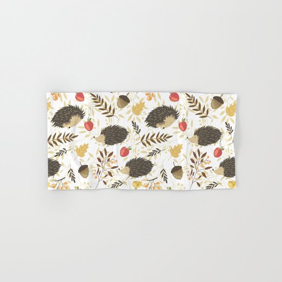 Cute hedgehogs Hand & Bath Towel