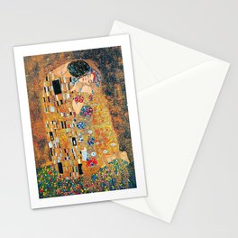 Gustav Klimt - The kiss Stationery Card