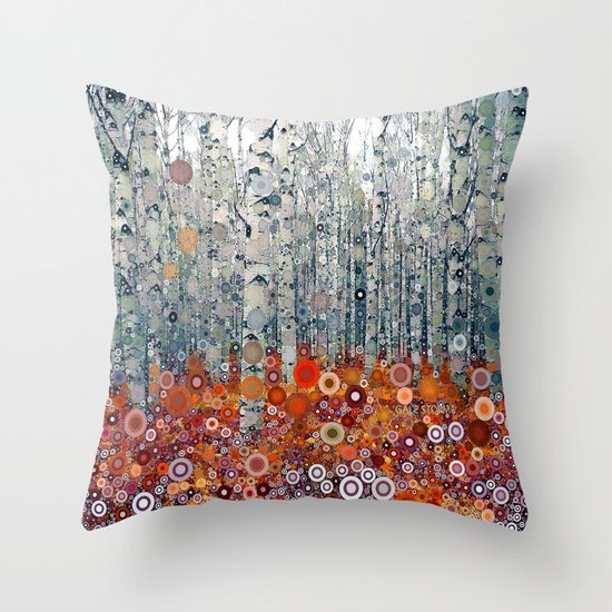 :: Run Free Woods :: Throw Pillow