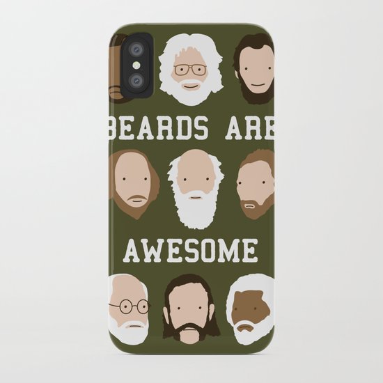 Beards Are Awesome iPhone Case