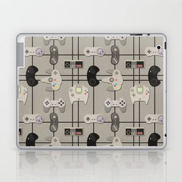 Paper Cut-Out Video Game Controllers Laptop Skin