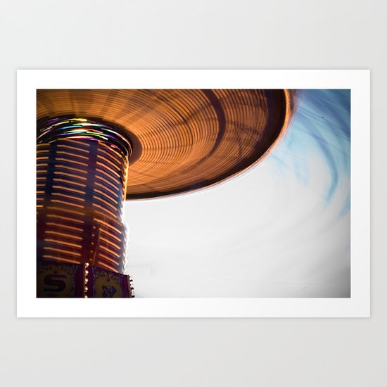 Round and round Art Print