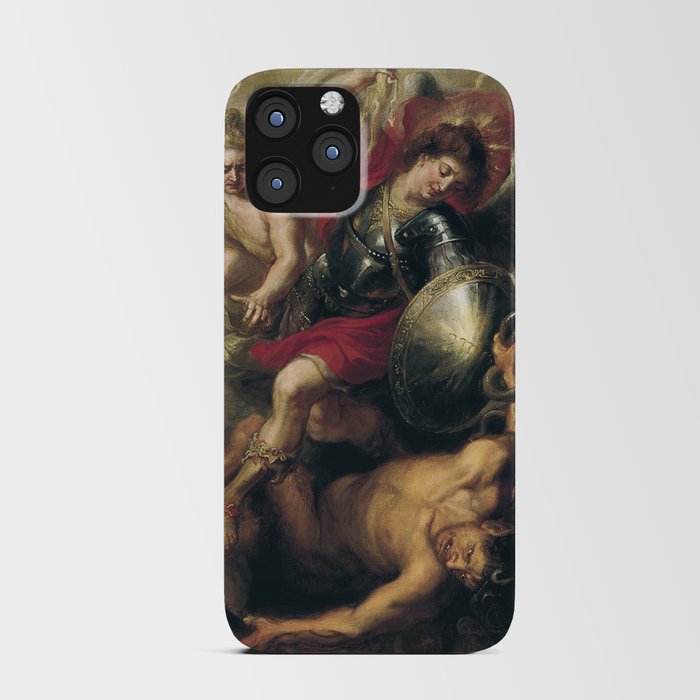 Saint Michael expelling the Rebellious Angels iPhone Card Case