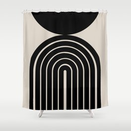 Mara - Mid Century Modern Abstract Art Shower Curtain
