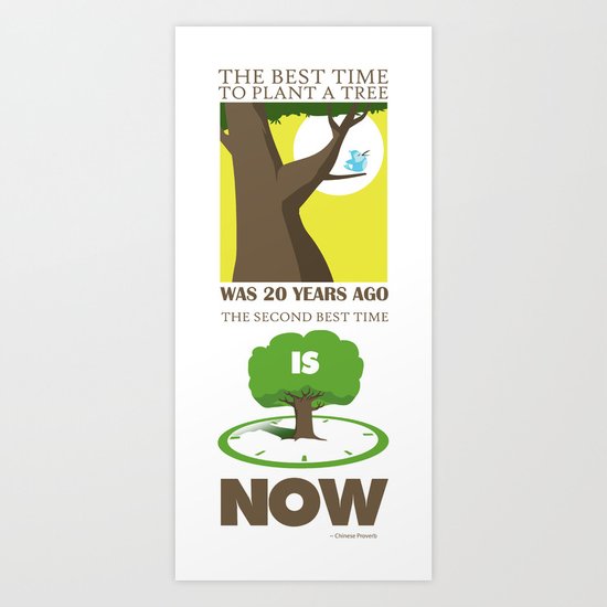 Plant a Tree Art Print