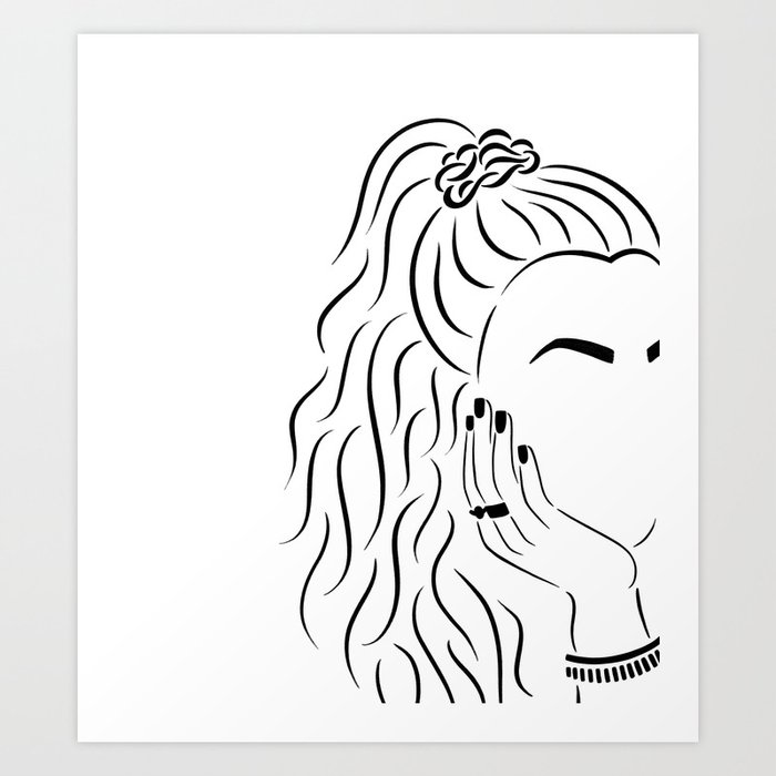 Girl Drawing with half bun hairstyle  Pencil drawing images, Pencil sketch  images, Easy love drawings