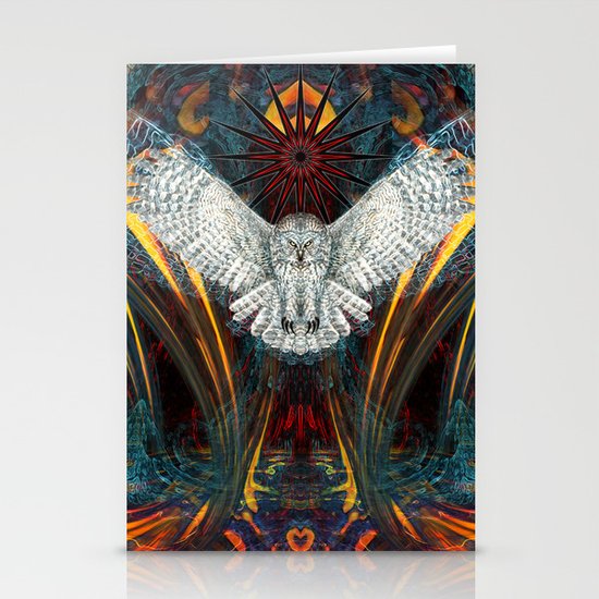 The Great Grey Owl Stationery Cards