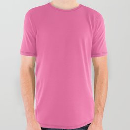 Stylish Pink All Over Graphic Tee