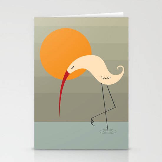 Bird Vertical Stationery Cards