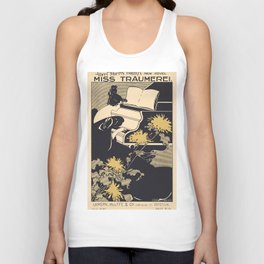 Miss Traumerei (1895) vintage poster of a woman Tank Top