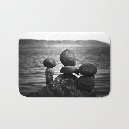 together alone Bath Mat