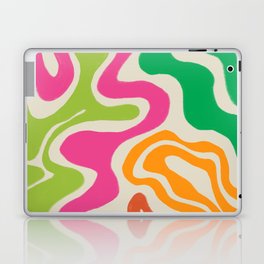 Colorful Swirls in Happy Summer Colors Laptop Skin