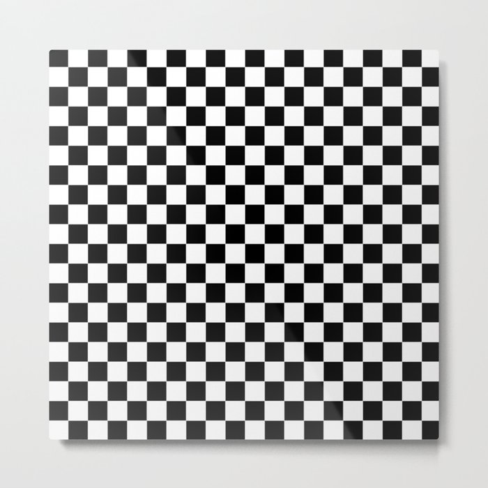 black checkerboard