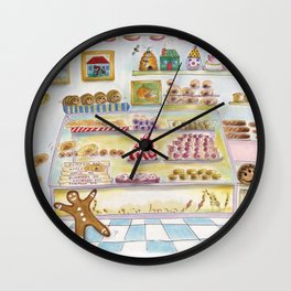 The Bakery [“Pat-a-cake, pat-a-cake, baker's man / Bake me a cake as fast as you can!”] Wall Clock