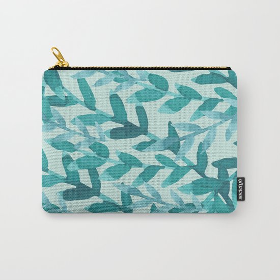 Lush Blue Carry-All Pouch