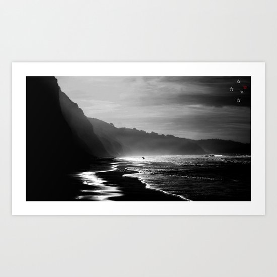 Black's Beach Art Print