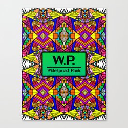 WP - Widespread Panic - Psychedelic Pattern 1 Canvas Print