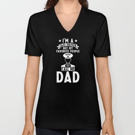 Taxi Driver Dad V Neck T Shirt