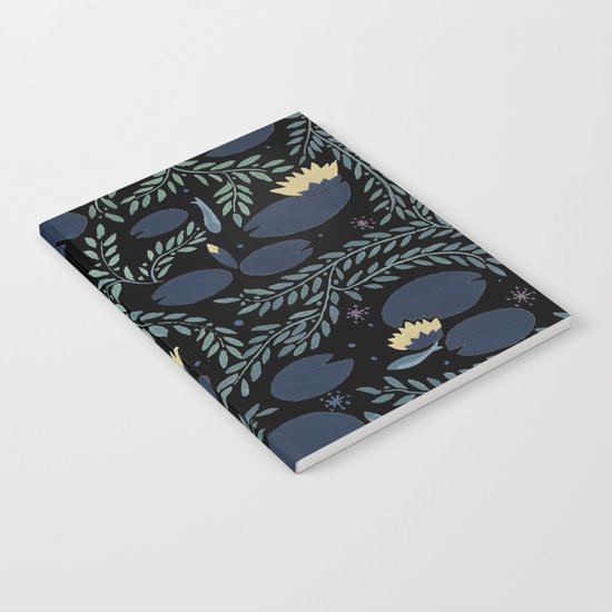 night waterlily Notebook