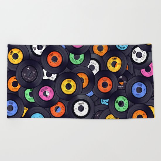 Music Beach Towel