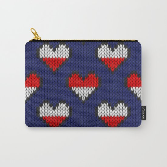 Heart half full half empty Carry-All Pouch