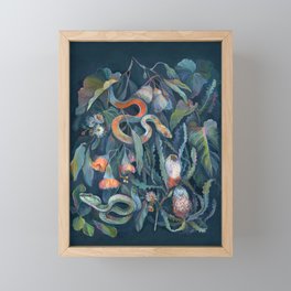 Snake Banksia Forest Framed Mini Art Print