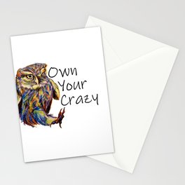 Own Your Crazy Stationery Card