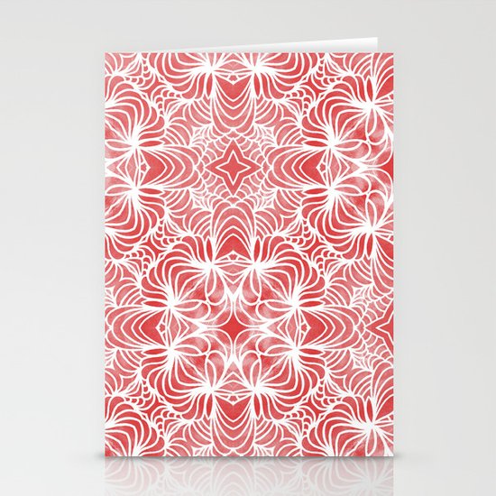 Coral Waves Stationery Cards