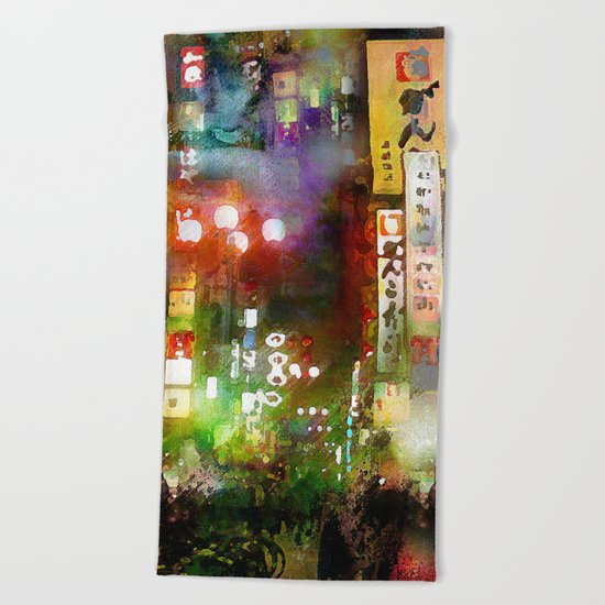 Just one street Beach Towel
