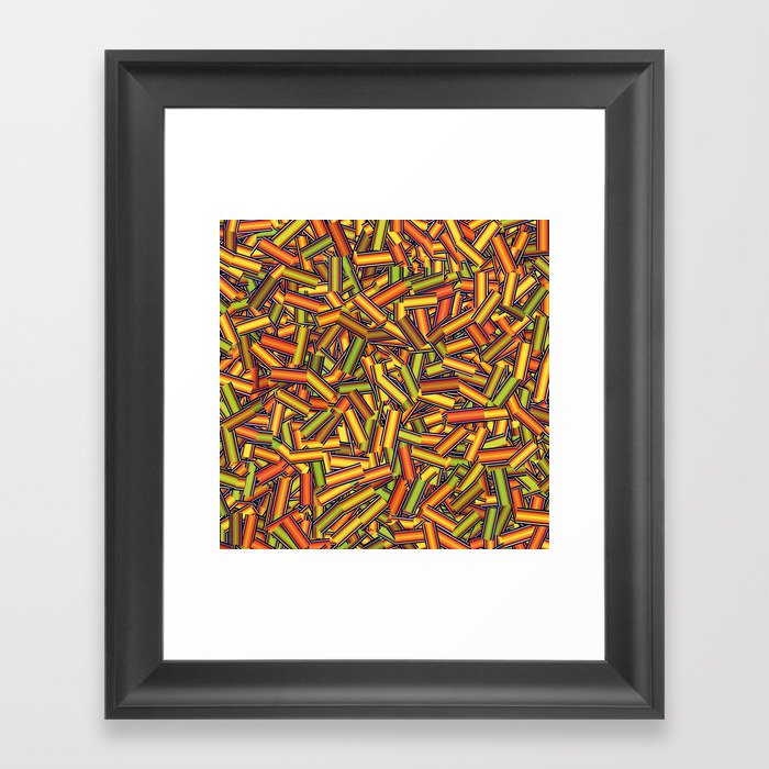 Pattern-R Framed Art Print