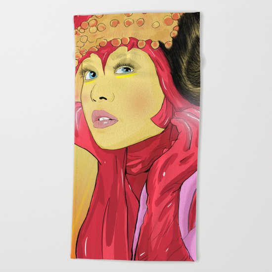 Superheroes SF Beach Towel