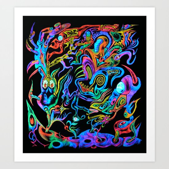Intergalactic Fool Art Print