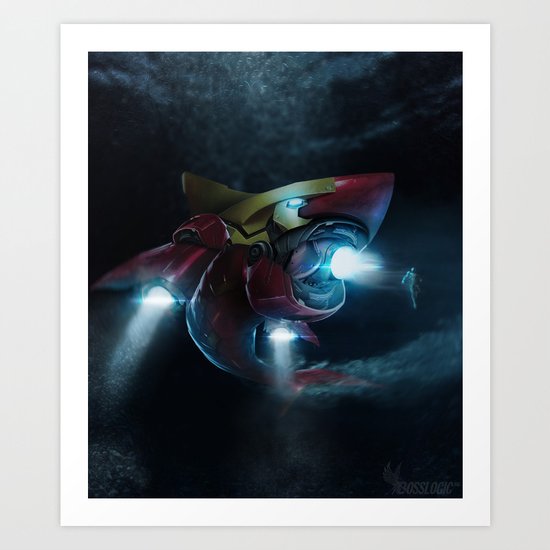 Iron Jaws Art Print