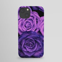 Purple Roses iPhone Case