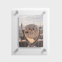 View of New York City Floating Acrylic Print