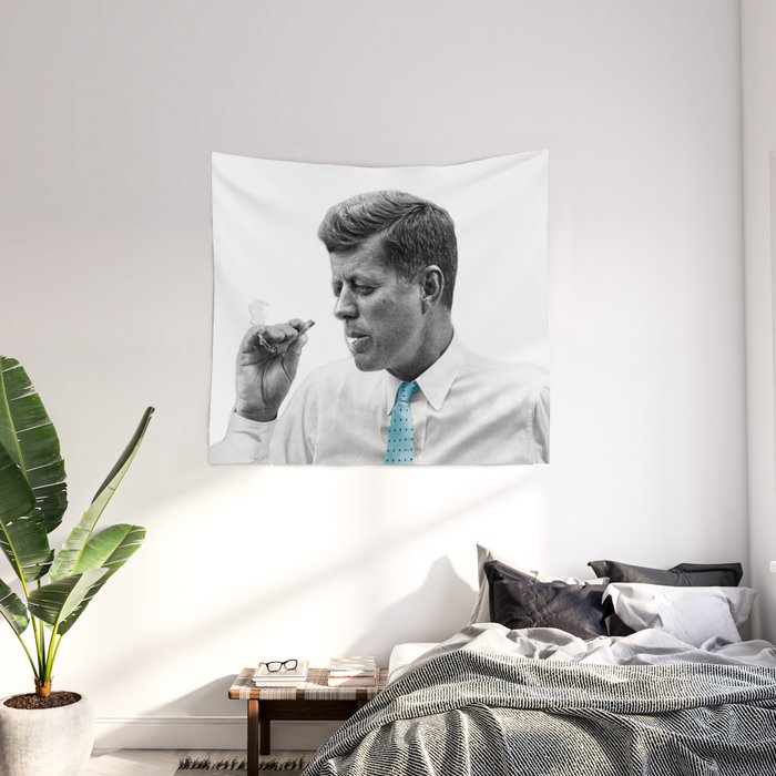 Jfk smoking tapestry best sale