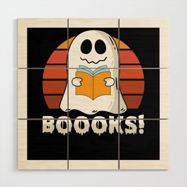 Read Halloween Books Wood Wall Art