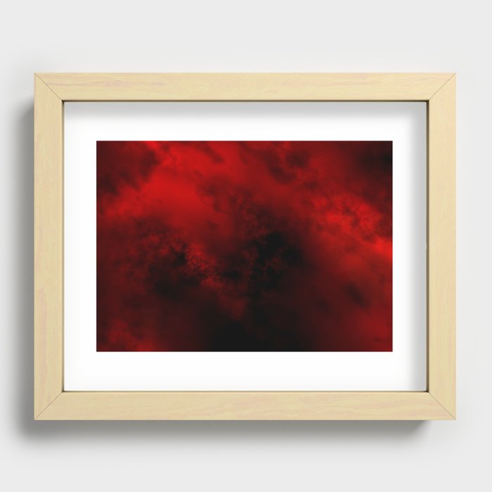 Red Sky Recessed Framed Print