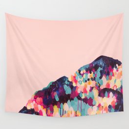 Push The Sky - Abstract Painting by Jen Sievers Wall Tapestry