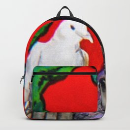Uma Thurman Backpack | Painting, Oilpaint, Oil, Person, Dove, Colors, Trippy, Uma, Red, Umathurman 