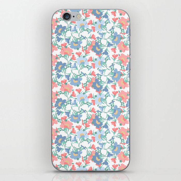pastels on white evening primrose flower meaning youth and renewal iPhone Skin