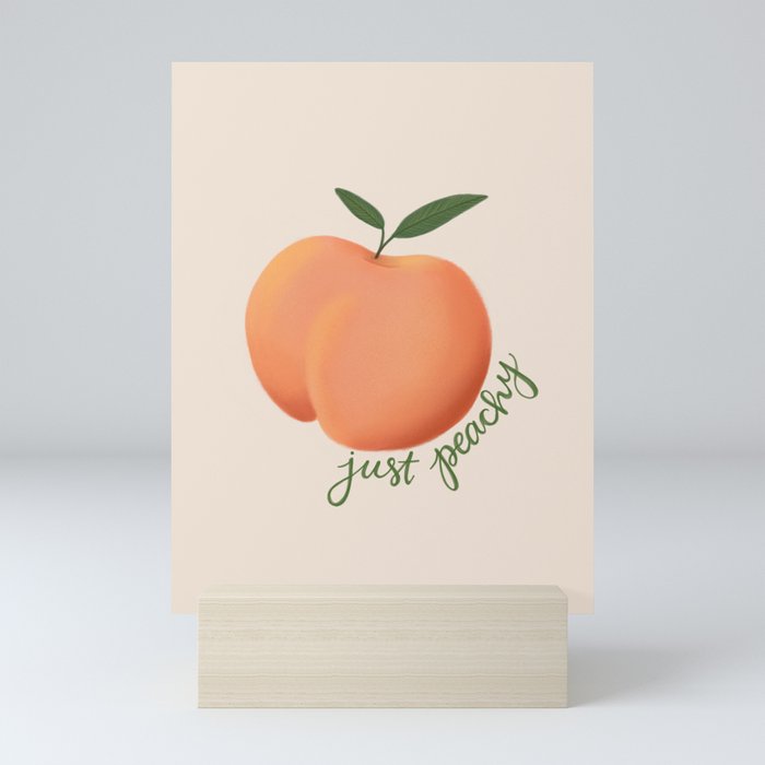 Just Peachy Mini Art Print