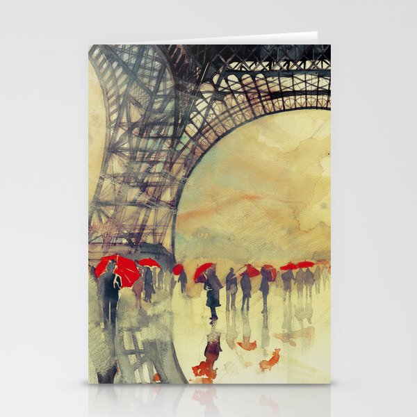 Winter in Paris Stationery Cards
