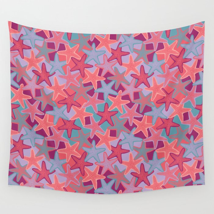 Summer Starfish Wall Tapestry