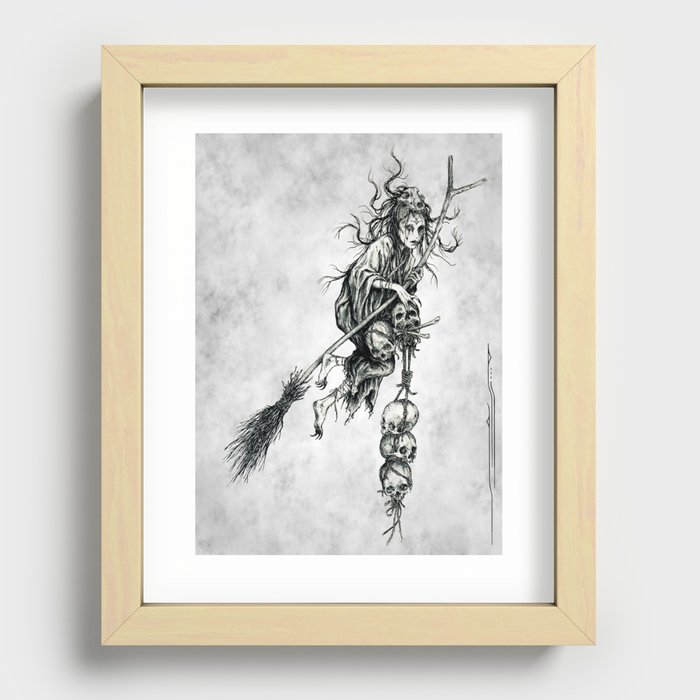 Witch Recessed Framed Print