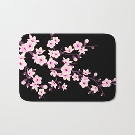 Cherry Blossom Pink Black Badematte